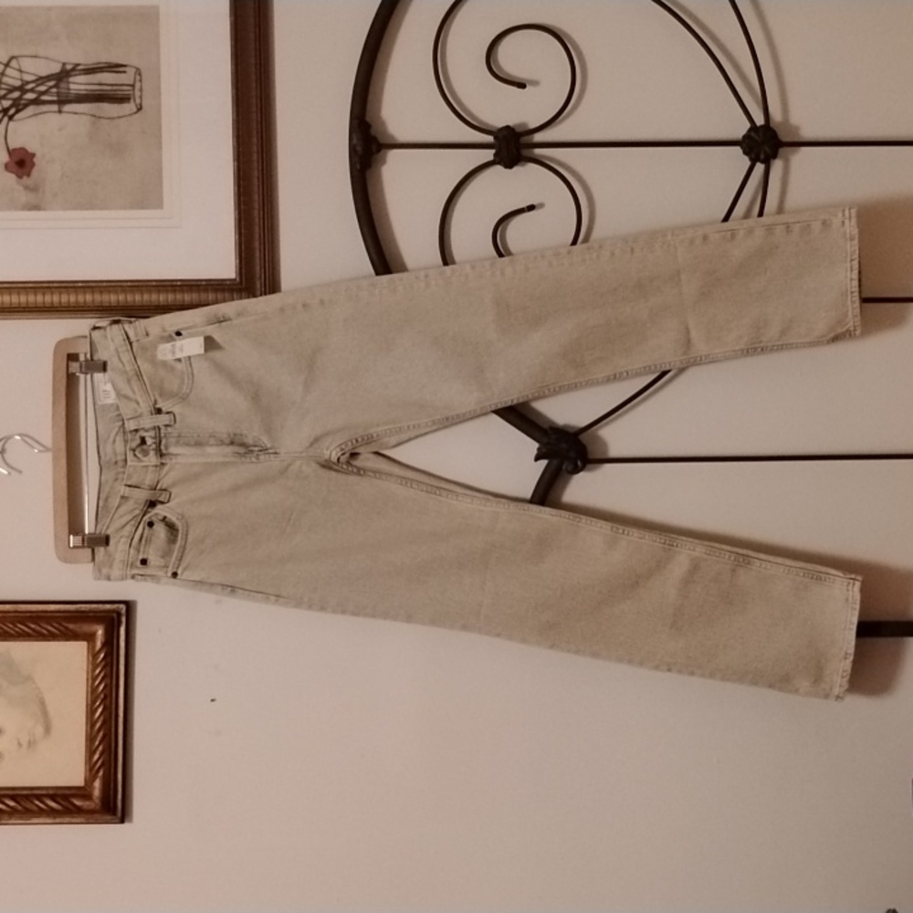 GAP '90s Straight High Rise Jeans Light Indigo Size 27 NWT